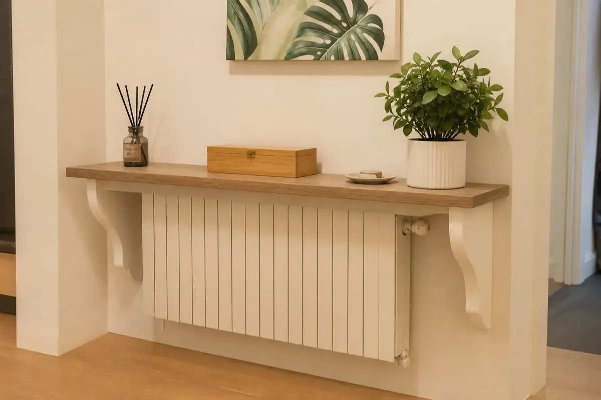 Nascondere il termosifone con una mensola: la soluzione semplice che cambia davvero l’aspetto della stanza