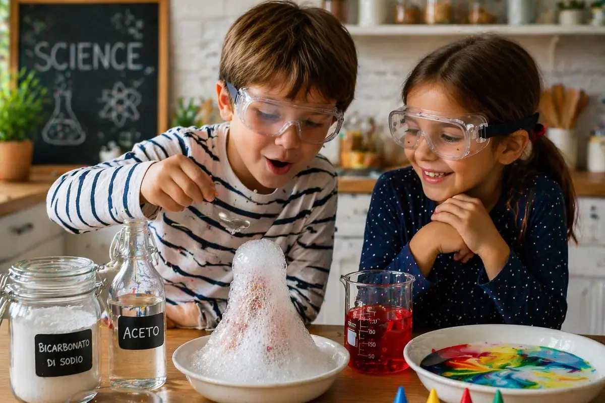 Esperimenti facili in cucina con i bambini: idee semplici per imparare giocando