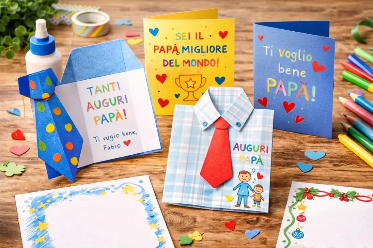 Biglietti per la Festa del papà: idee semplici e creative da realizzare