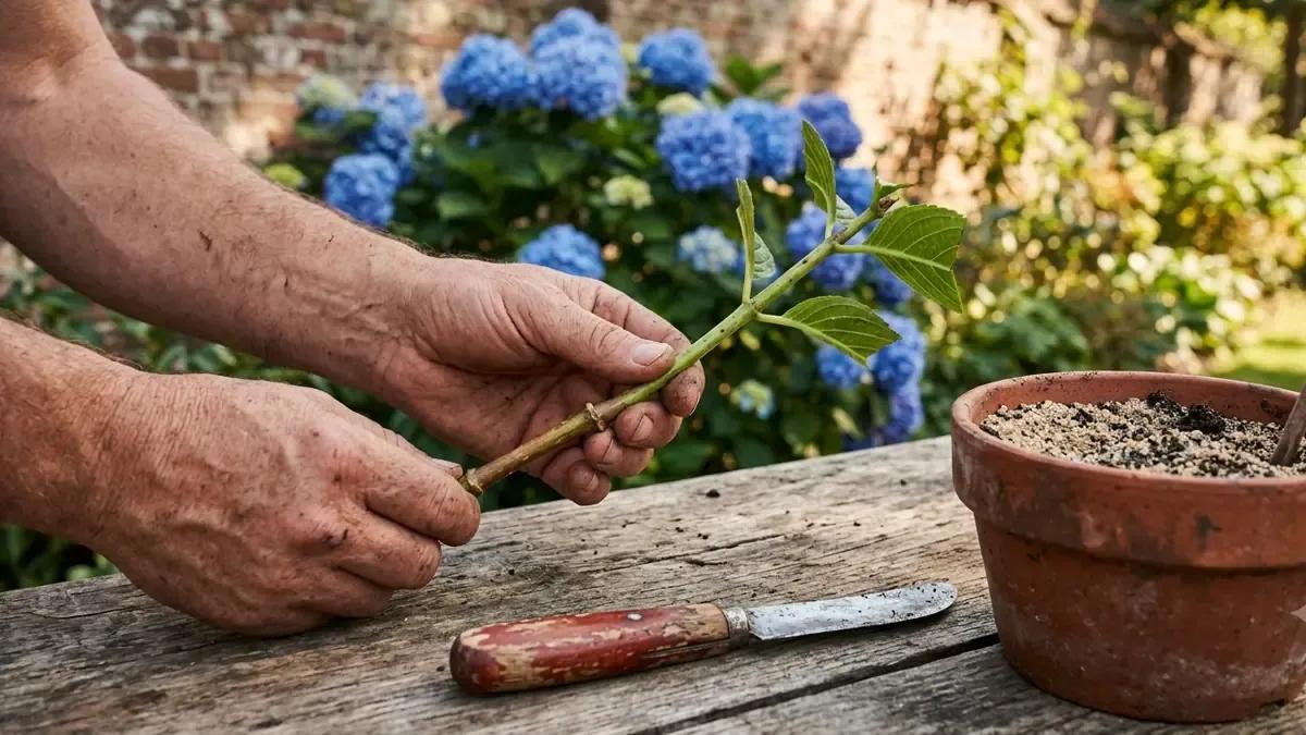 L'ortensia si ruba con gli occhi (e con un taglio secco a fine estate)