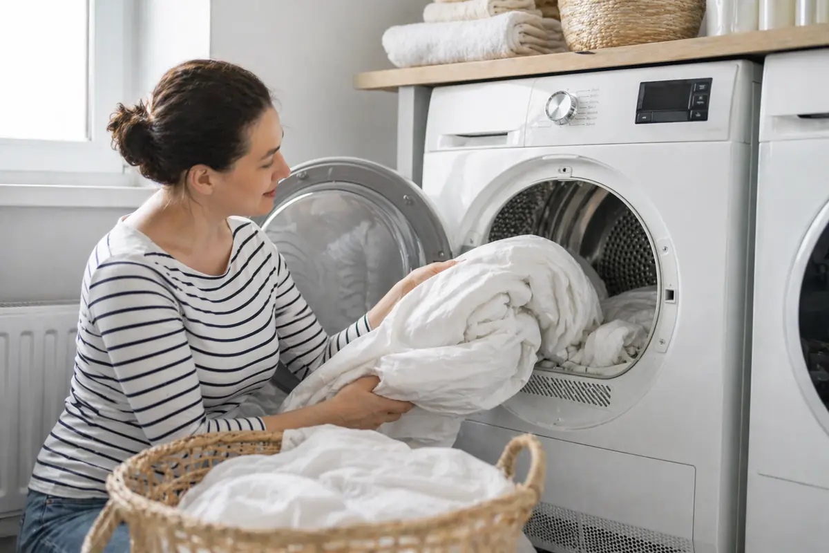 Asciugatrice e lenzuola il trucco che evita i grovigli