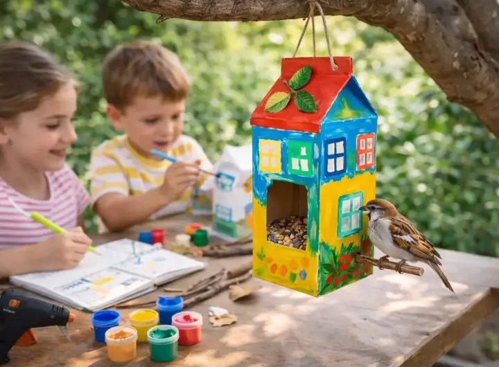 Costruzione di una casa per uccelli