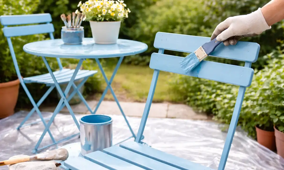 Rinnovamento dei mobili da giardino