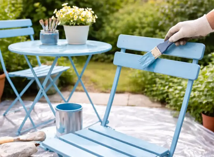 Rinnovamento dei mobili da giardino