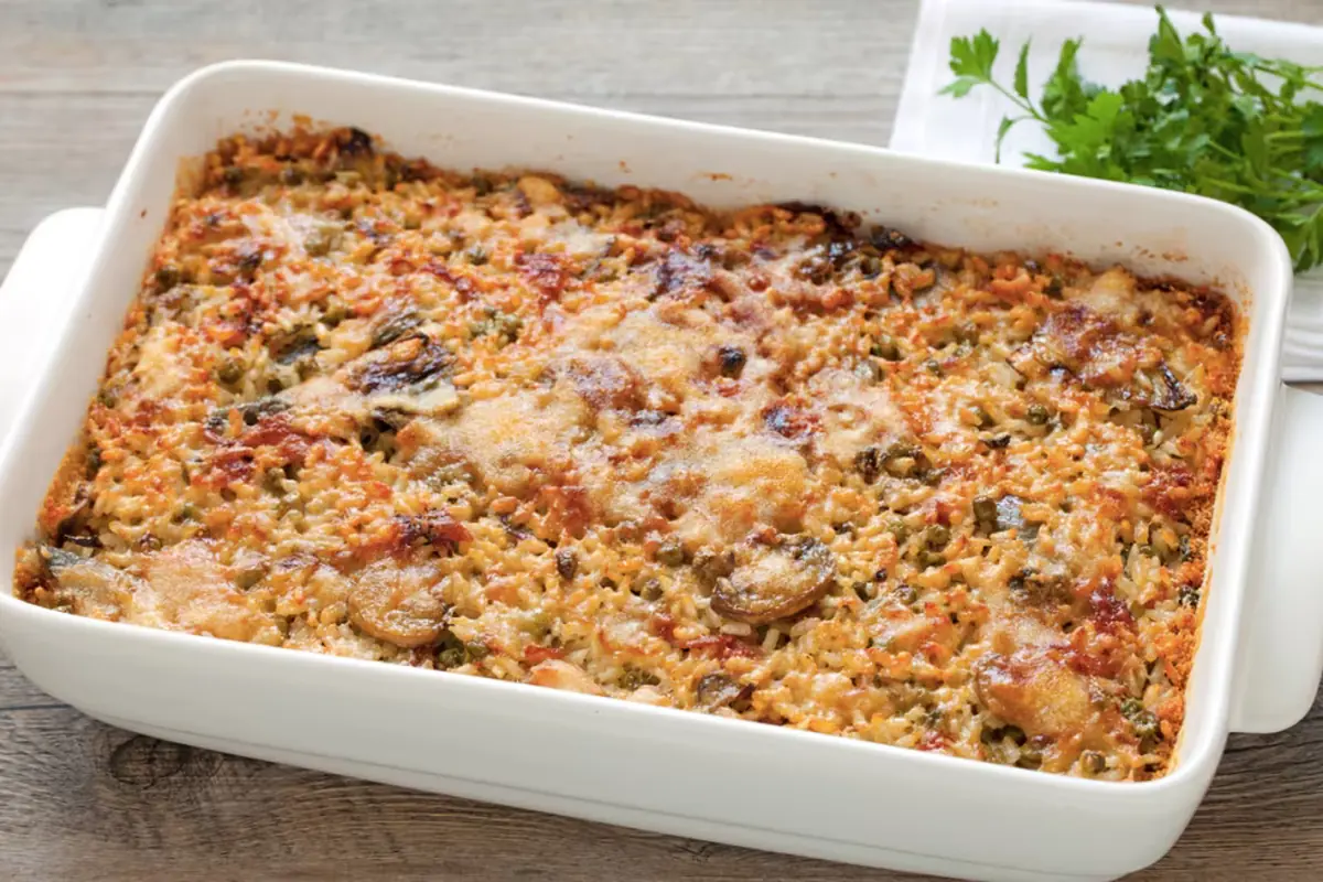 Risotto gratinato di primavera