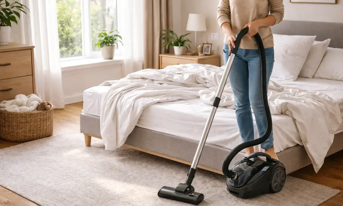 Pulizia camera da letto