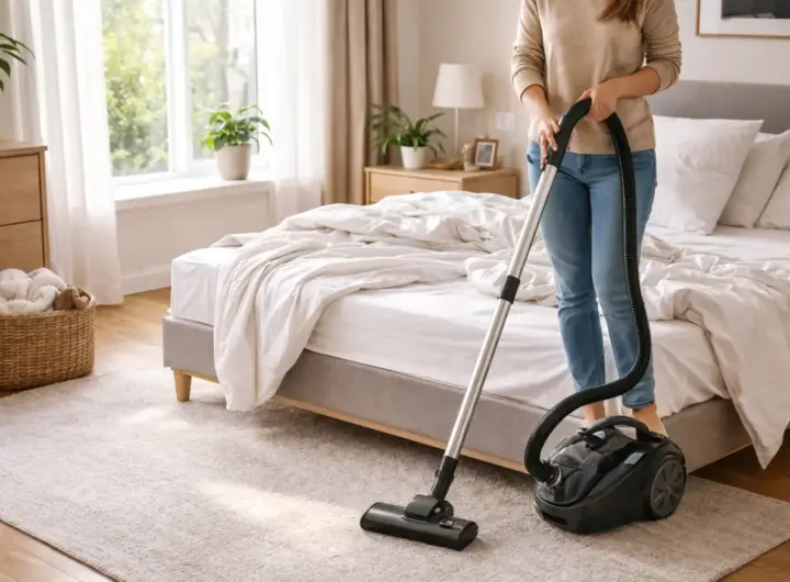 Pulizia camera da letto