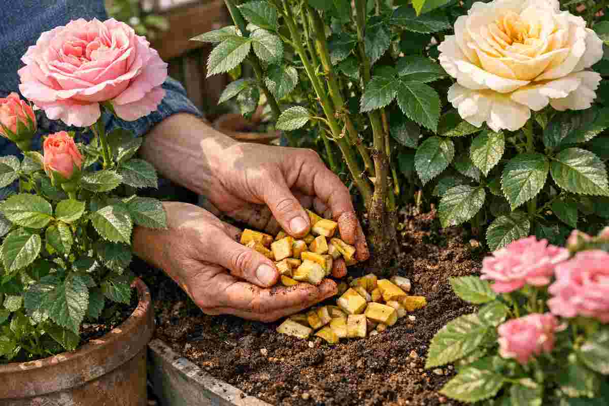 Come proteggere e nutrire le rose con le bucce di banana: il trucco naturale da provare subito