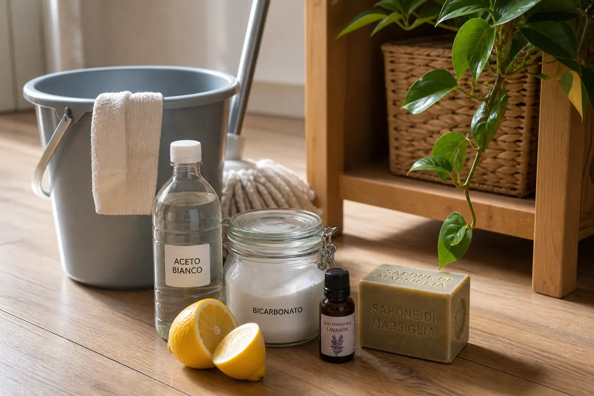 Detergenti naturali fai da te per pavimenti